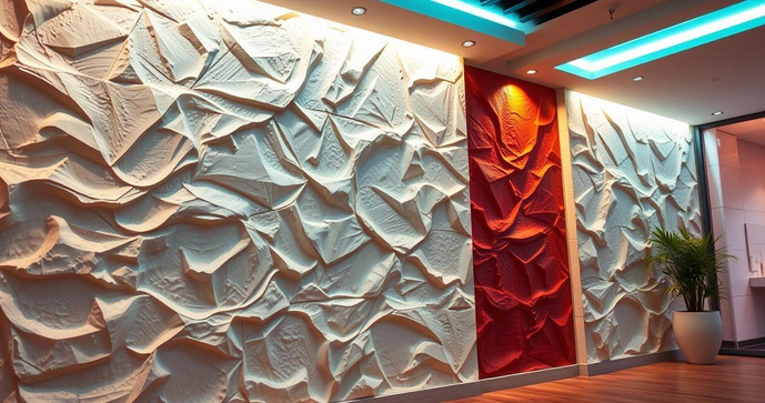 Revestimentos 3D em Gesso: Transforme Seu Espaço com Estilo Revestimentos 3D em Gesso: Transforme Seu Espaço com Estilo