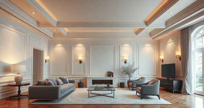 Descubra como as Molduras de Gesso Transformam Seu Espaço com Estilo e Versatilidade Descubra como as Molduras de Gesso Transformam Seu Espaço com Estilo e Versatilidade