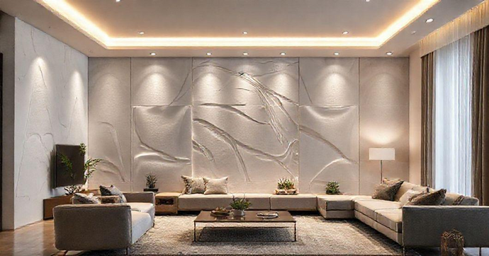 Transforme seu Espaço com Painéis de Gesso Criativos